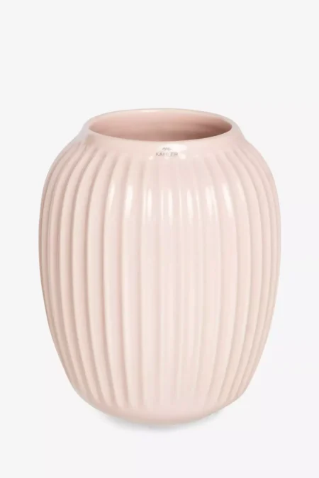 Pink patterned vase